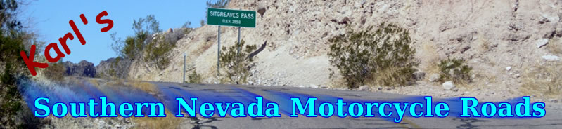 Souther Nevada Motorcycle Roads